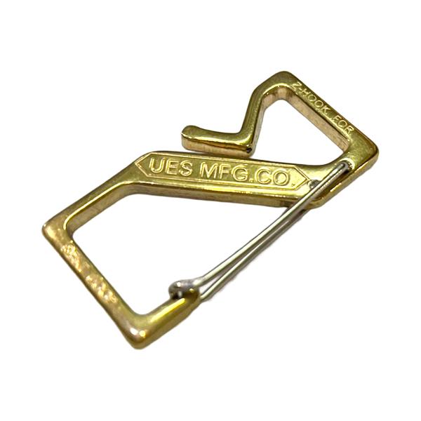 UES ウエス Zフック Z-HOOK キーホルダー キーフック 真鍮 ゴールド アメカジ 小物 アクセサリー プレゼント 男性 メンズ ラッピング対応可能 日本製 | UES | 04
