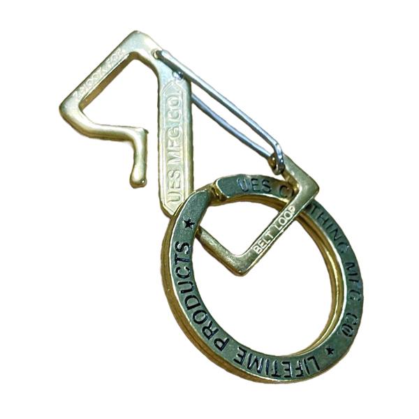 UES ウエス Zフック Z-HOOK キーホルダー キーフック 真鍮 ゴールド アメカジ 小物 アクセサリー プレゼント 男性 メンズ ラッピング対応可能 日本製 | UES | 05