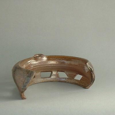 高知　焼物　花入れ　花器　花瓶　土佐焼