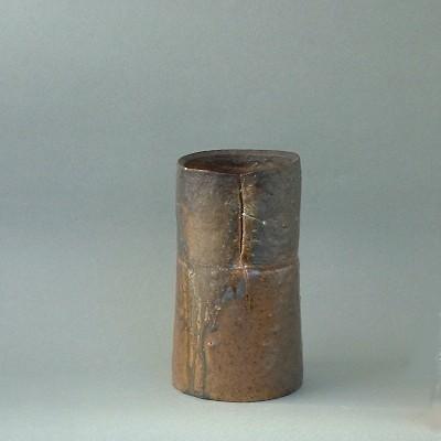 高知　焼物　花入れ　花器　花瓶　土佐焼