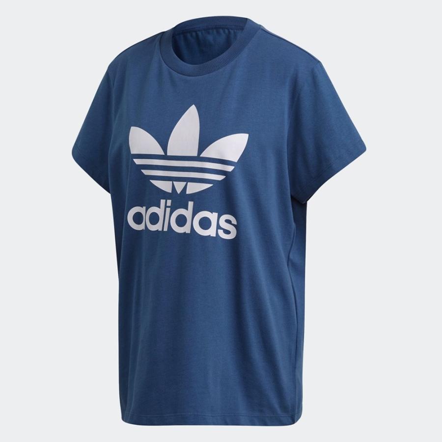 アディダス オリジナルス Adidas Originals レディース Tシャツ 半袖 ロゴ ボーイフレンド トレフォイルtシャツ ブランド 白 黒 青 Mｌ Dx2322 Dx2323 Dx9091 Adidas 0416 2 レイダース 通販 Yahoo ショッピング