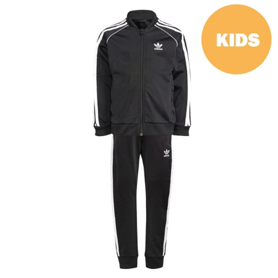 Adidas Originals アディダス オリジナルス キッズ アディカラー Sst トラックスーツ ジャージ セットアップ 黒 ブラック白 ホワイト 100cm 1cm Gn4362 Adidas2104 1 レイダース 通販 Yahoo ショッピング
