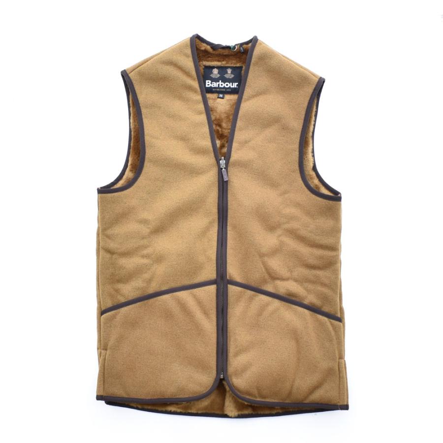 Barbour バブアー レディース フロントジップ ファー ライナー ベスト 