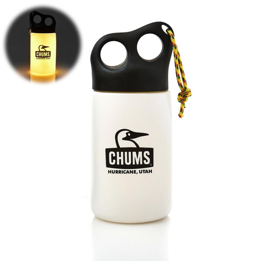 CHUMS チャムス キャンパーボトルLEDライト ランタン ステンレス CHUMS チャムス キャンパーボトルLEDライト ランタン ステンレス