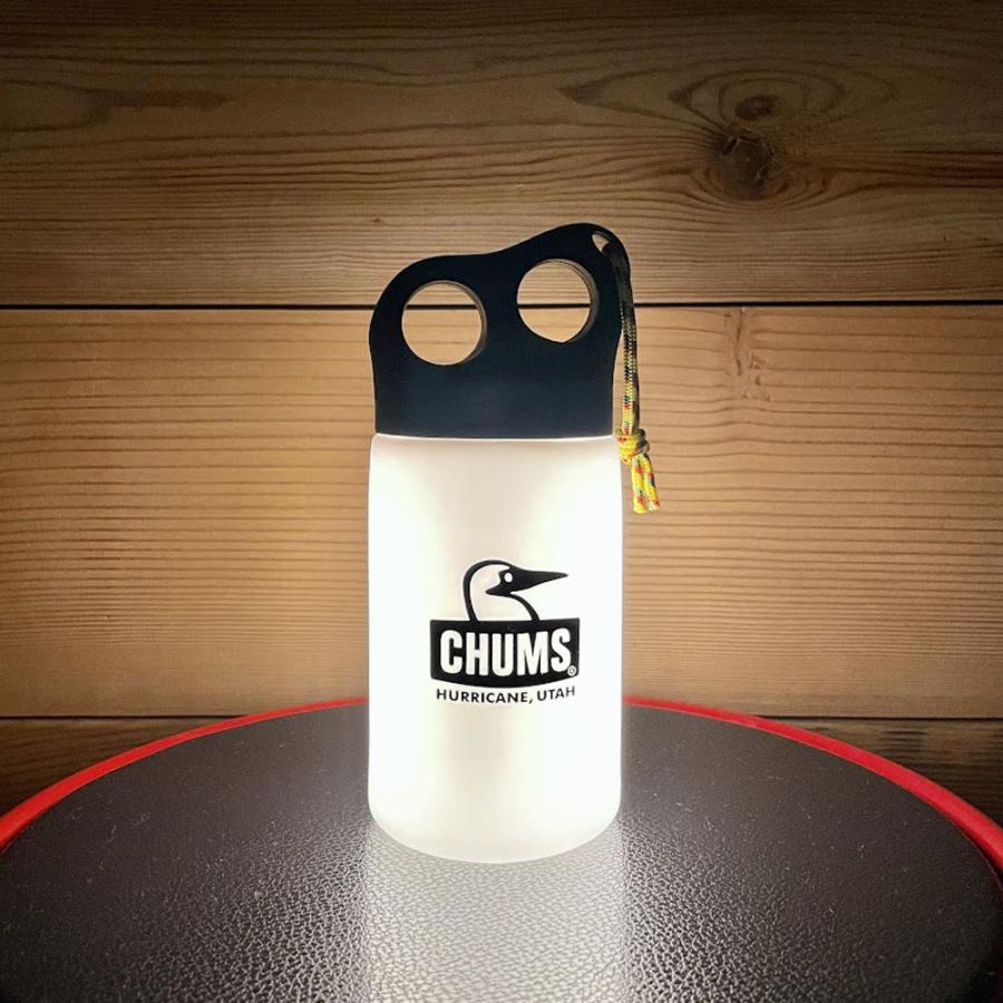 CHUMS チャムス キャンパーボトルLEDライト ランタン ステンレス CHUMS チャムス キャンパーボトルLEDライト ランタン ステンレス