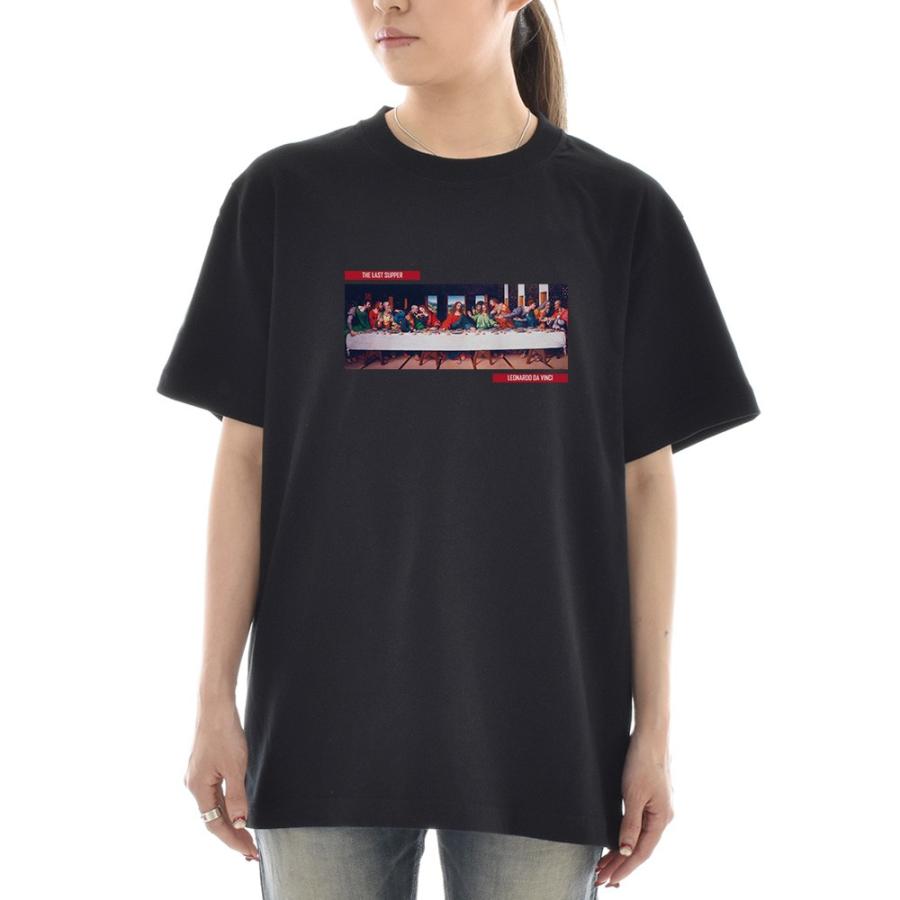 半袖 アートTシャツ】最後の晩餐 Tシャツ ビビッド レオナルドダ