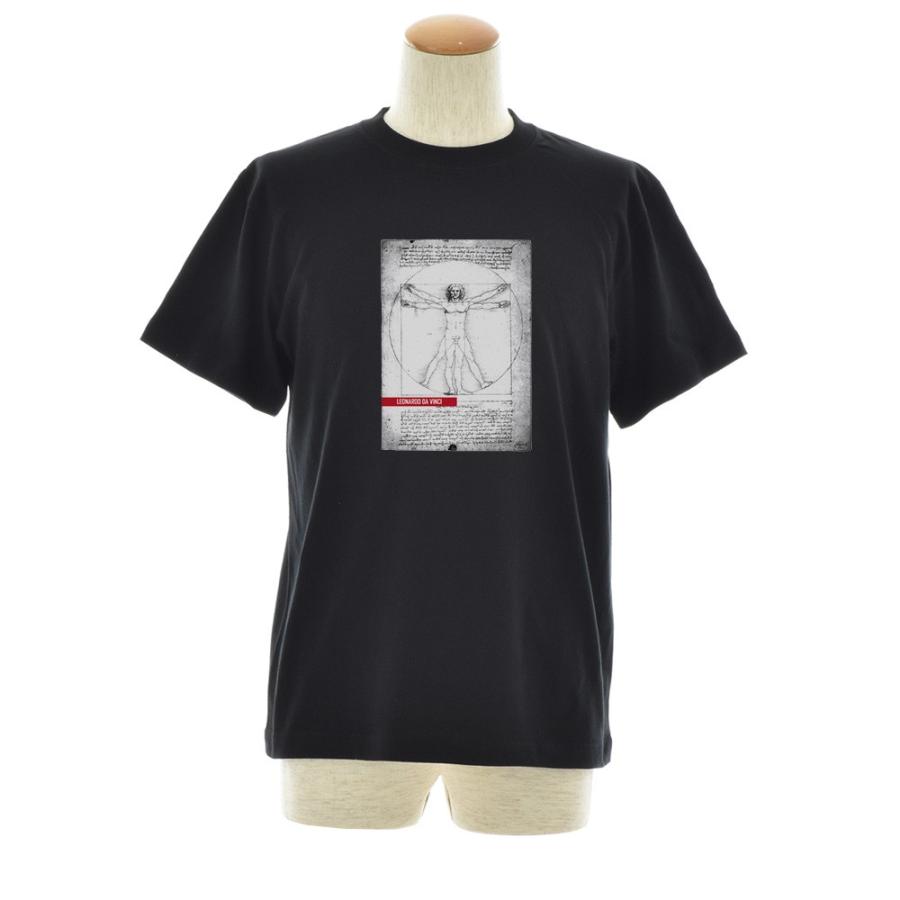 半袖 アートTシャツ】レオナルドダヴィンチ Tシャツ ウィトルウィウス
