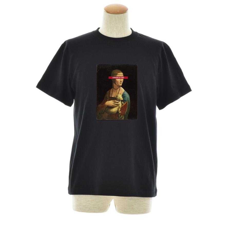 半袖 アートTシャツ】レオナルドダヴィンチ Tシャツ 白貂を抱く貴婦人