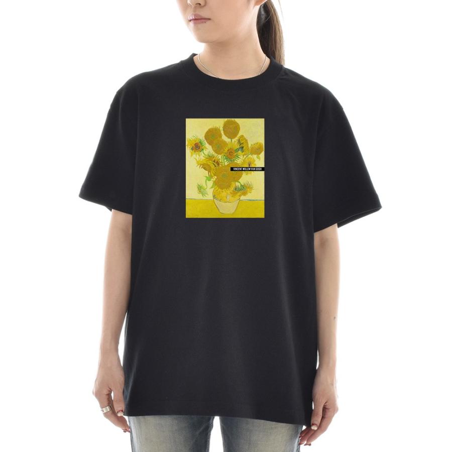 半袖 アートTシャツ】ゴッホ Tシャツ ひまわり 向日葵 フィンセント