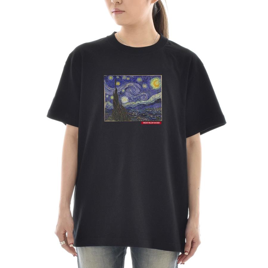 半袖 アートTシャツ】ゴッホ Tシャツ 星月夜 フィンセント ファン 半袖 