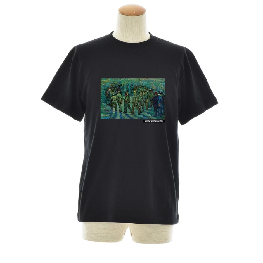 半袖 アートTシャツ】ゴッホ Tシャツ 刑務所の中庭 フィンセント