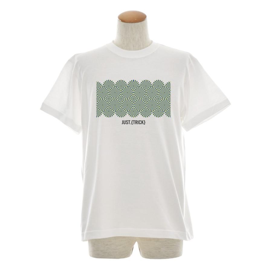 トリック アート Tシャツ ジャスト 半袖Tシャツ メンズ レディース