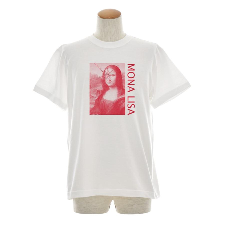 ジャスト Tシャツ MONA LISA 半袖Tシャツ メンズ レディース 大きい