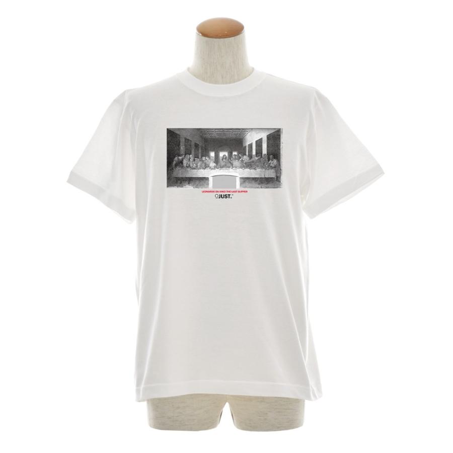 最後の晩餐 Tシャツ ジャスト モノクロ 半袖Tシャツ メンズ レディース
