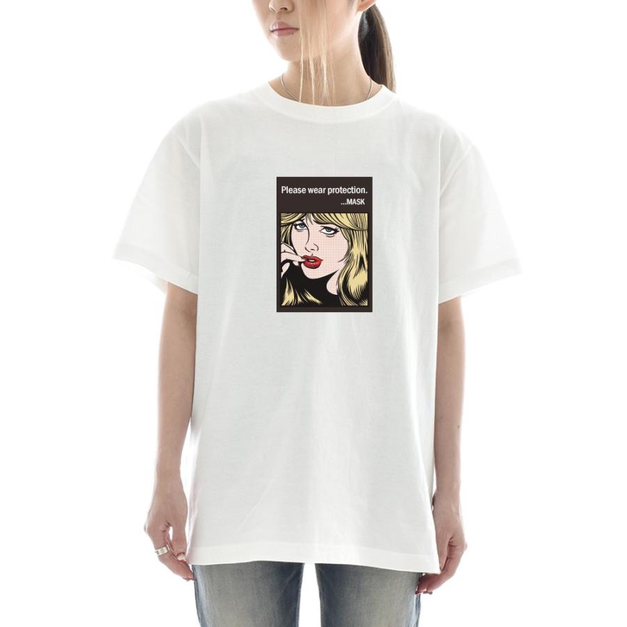 コロナ Tシャツ おもしろ パロディ マスクTシャツ Please wear