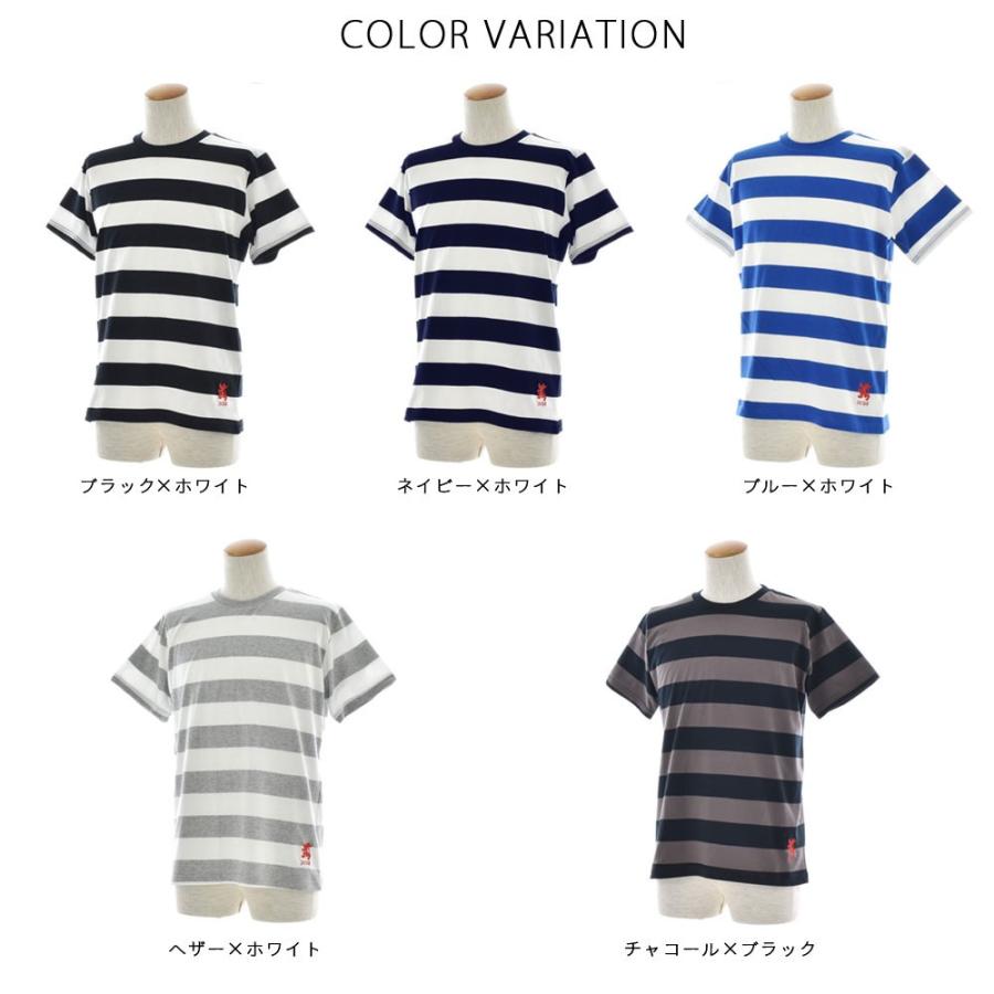 ボーダー Tシャツ ジャスト エンブロイダリー ワイドボーダー 半袖tシャツ メンズ レディース カットソー トップス 太ボーダー 刺繍 おしゃれ S M L ブランド Jst 5 レイダース 通販 Yahoo ショッピング