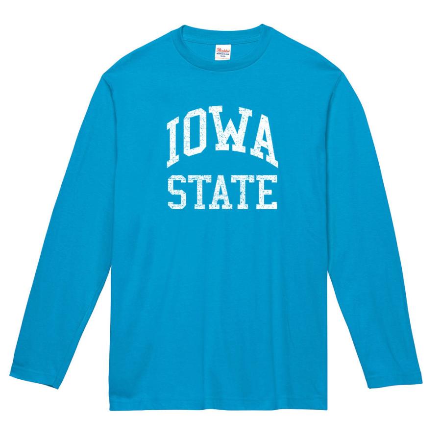 カレッジロゴ Tシャツ アイオア ステート IOWA STATE 長袖Tシャツ ロン