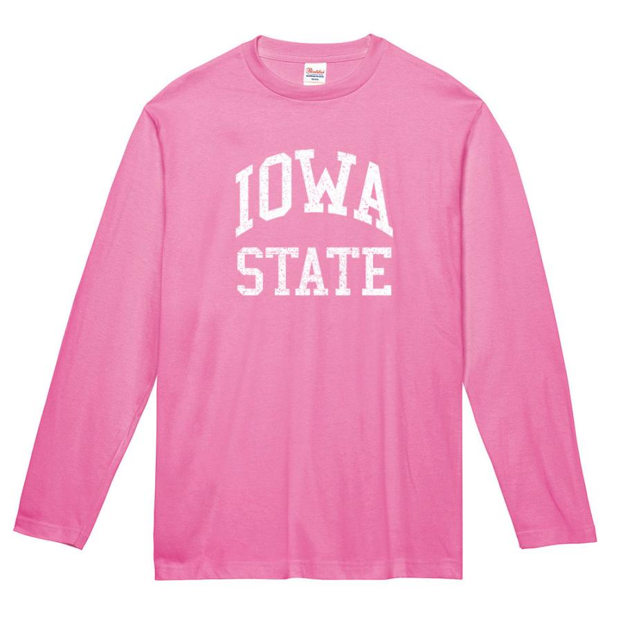 カレッジロゴ Tシャツ アイオア ステート IOWA STATE 長袖Tシャツ ロン