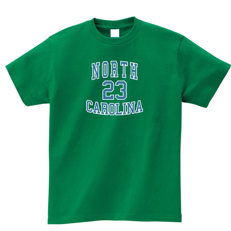 カレッジロゴ Tシャツ ノースカロライナ 23 半袖Tシャツ ティーシャツ