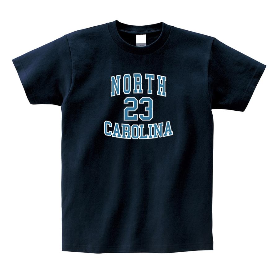 カレッジロゴ Tシャツ ノースカロライナ 23 半袖Tシャツ ティーシャツ
