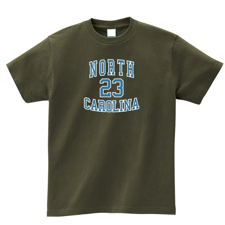 カレッジロゴ Tシャツ ノースカロライナ 23 半袖Tシャツ ティーシャツ