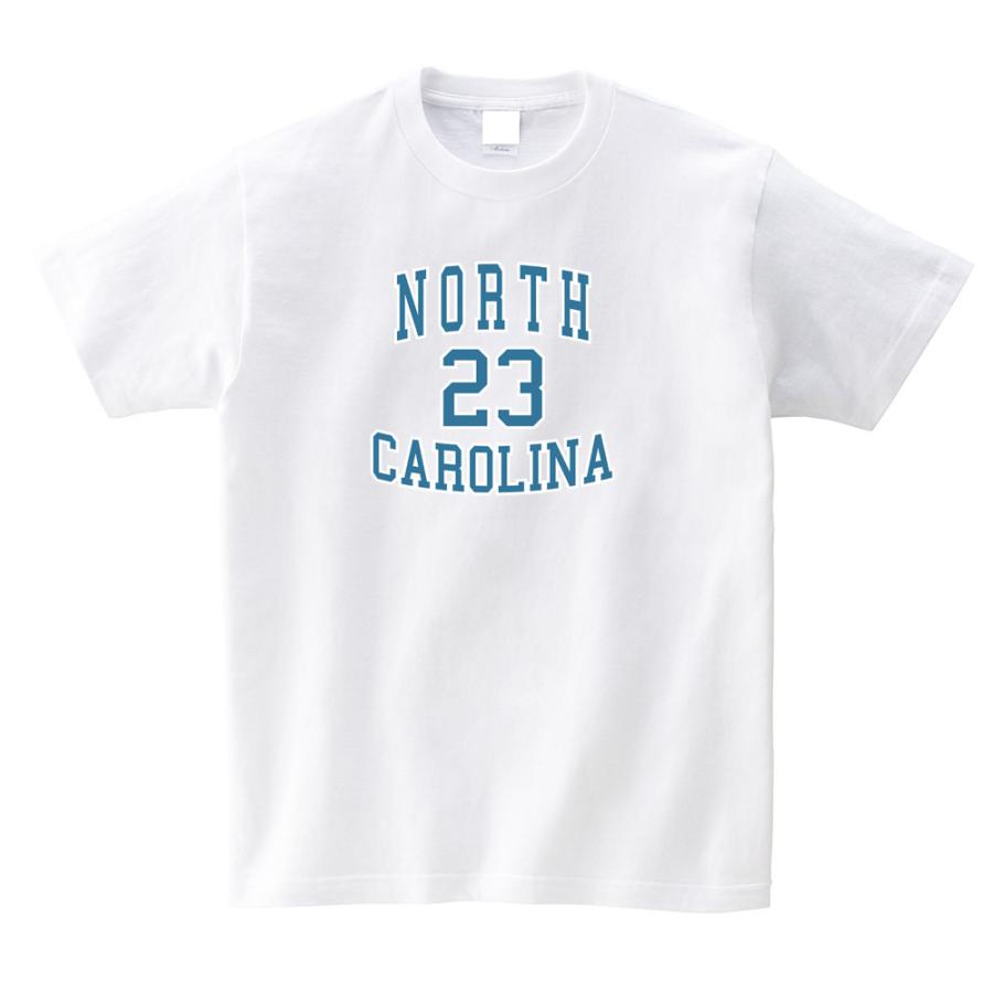 カレッジロゴ Tシャツ ノースカロライナ 23 半袖Tシャツ ティーシャツ