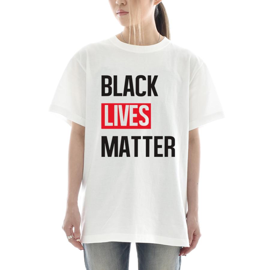 メッセージ Tシャツ BLACK LIVES MATTER ブラック ライヴズ マター 