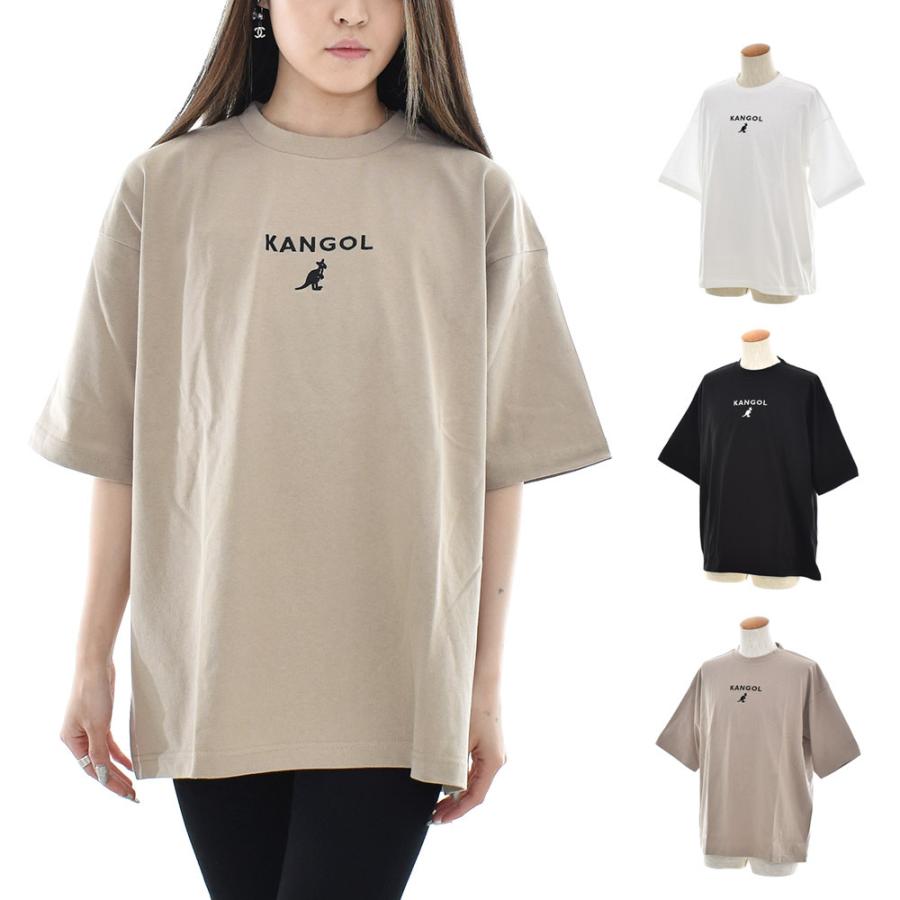 カンゴール Kangol Tシャツ ロゴ 半袖 メンズ レディース ビッグシルエット ワイドボディ 胸刺繍 ワンポイント リンクコーデ ブラック オフホワイト ベージュ Kangol 1 レイダース 通販 Yahoo ショッピング