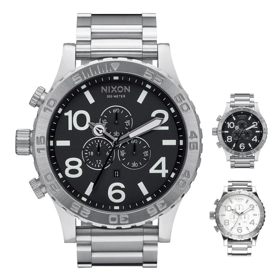 ニクソン NIXON 腕時計 51-30 Chrono フィフティワンサーティ クロノ 時計 ウォッチ クロノグラフ ダイバーズ メンズ 30気圧防水 シルバー 日本正規品 :nixon-51-30-19:レイダース - 通販 - Yahoo!ショッピング ニクソン NIXON 腕時計 51-30 Chrono フィフティワンサーティ クロノ 時計 ウォッチ クロノグラフ ダイバーズ メンズ 30気圧防水 シルバー 日本正規品 :nixon-51-30-19:レイダース - 通販 - Yahoo!ショッピング