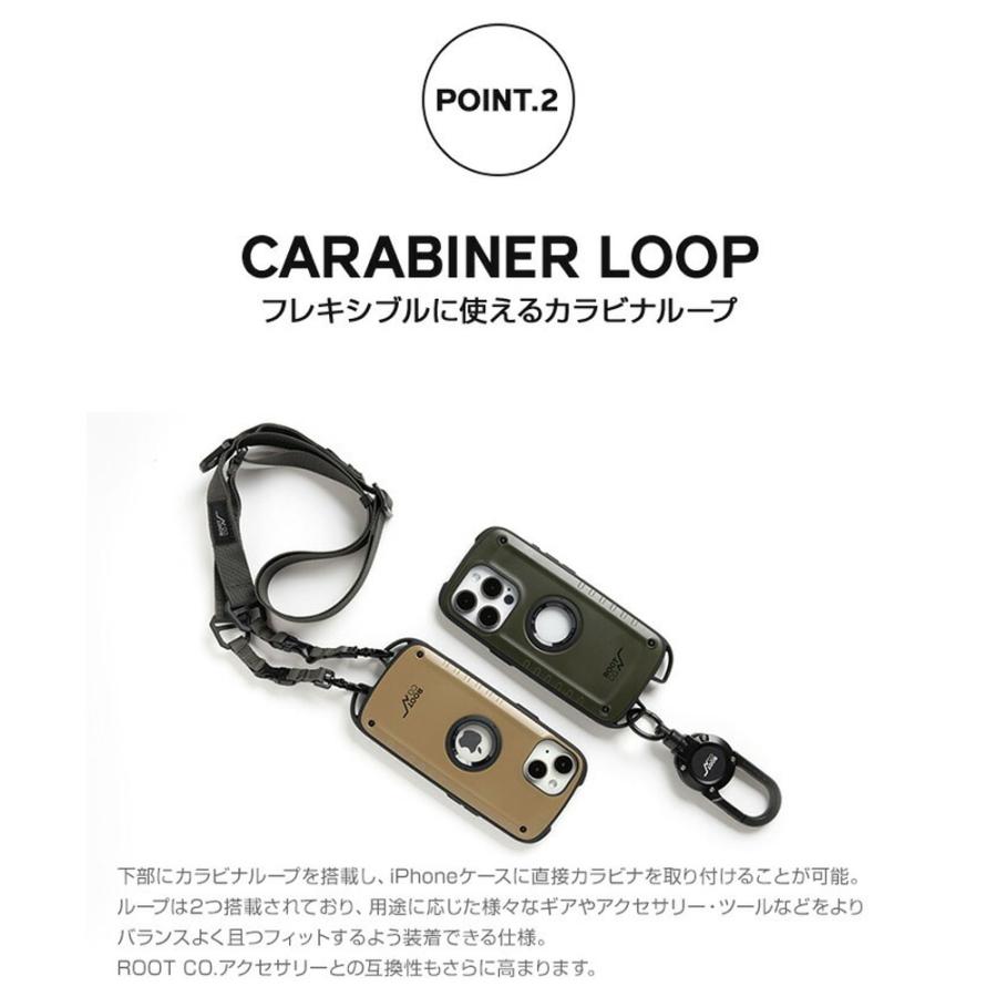 ROOT CO. ルートコー iPhone15Pro用ケースとカラビナセット ROOT CO. 【iPhone15ProMax専用ケース】ルート コー iPhone