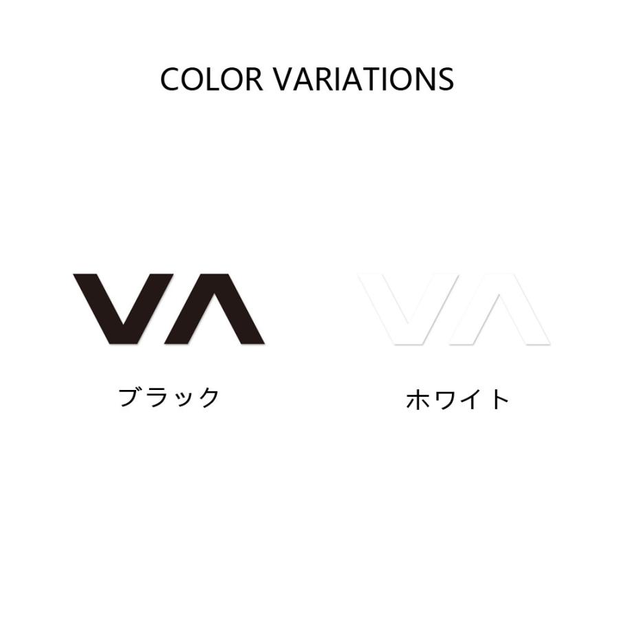 RVCA（ルーカ） ルカ ステッカー VAカット スモール ロゴ カッティング