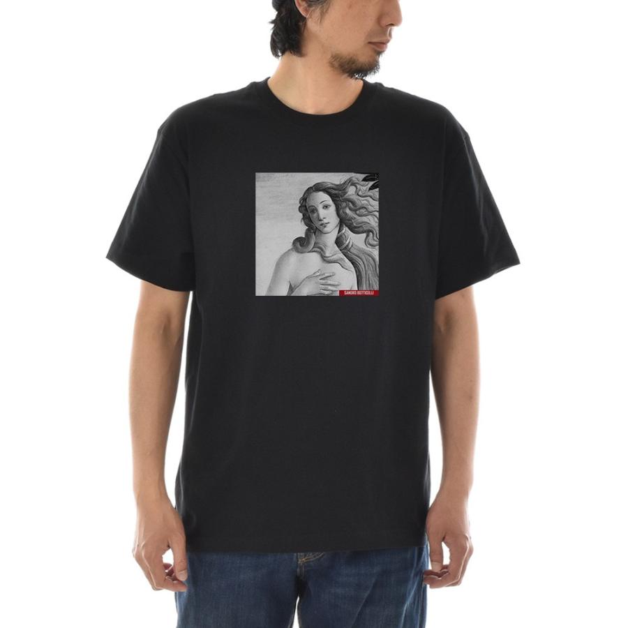 アートtシャツ サンドロ ボッティチェッリ Tシャツ ヴィーナスの誕生 フォーカス モノクロ ライフ イズ アート 半袖 メンズ レディース 絵画 ブラック 黒 Sbc 036 St Bk レイダース 通販 Yahoo ショッピング
