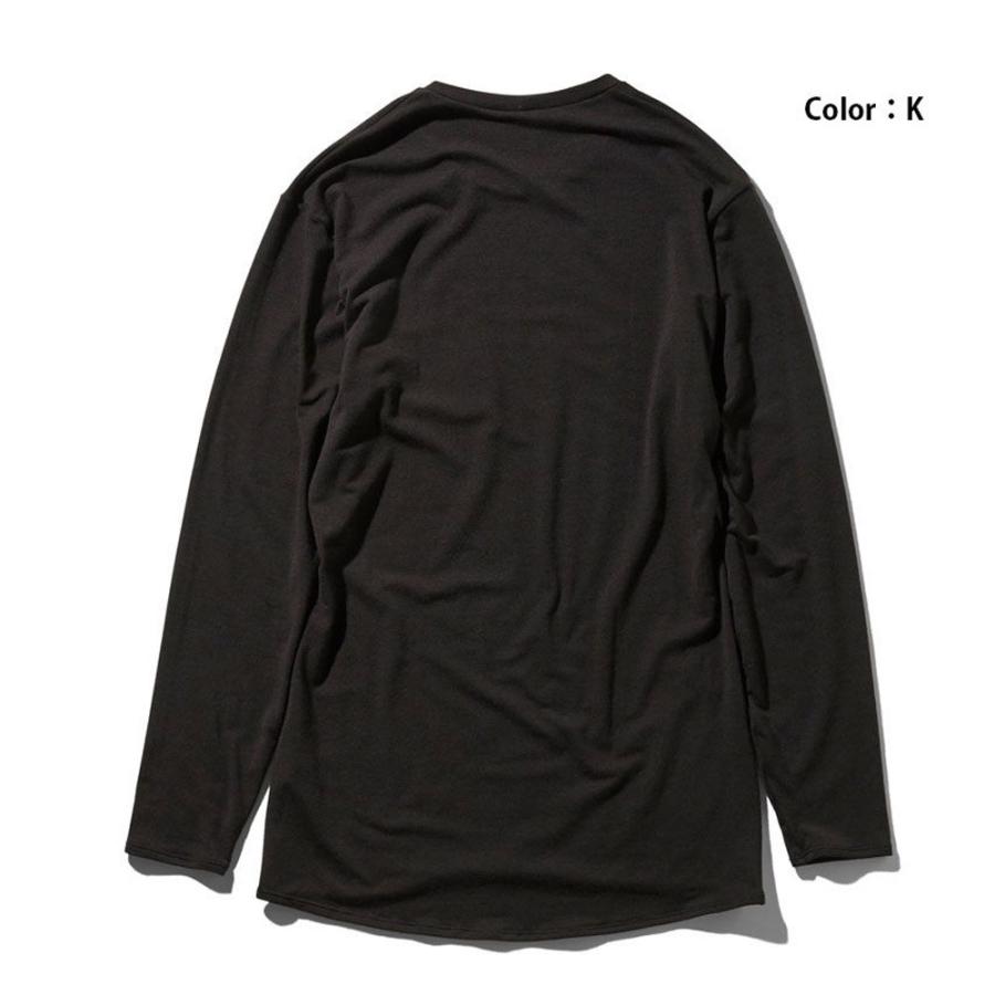 ザ ノースフェイス THE NORTH FACE Tシャツ ロンT ロングスリーブウォームクルー アンダーウェア メンズ NU65135【サステナブル素材】【リサイクル素材】｜raiders｜02