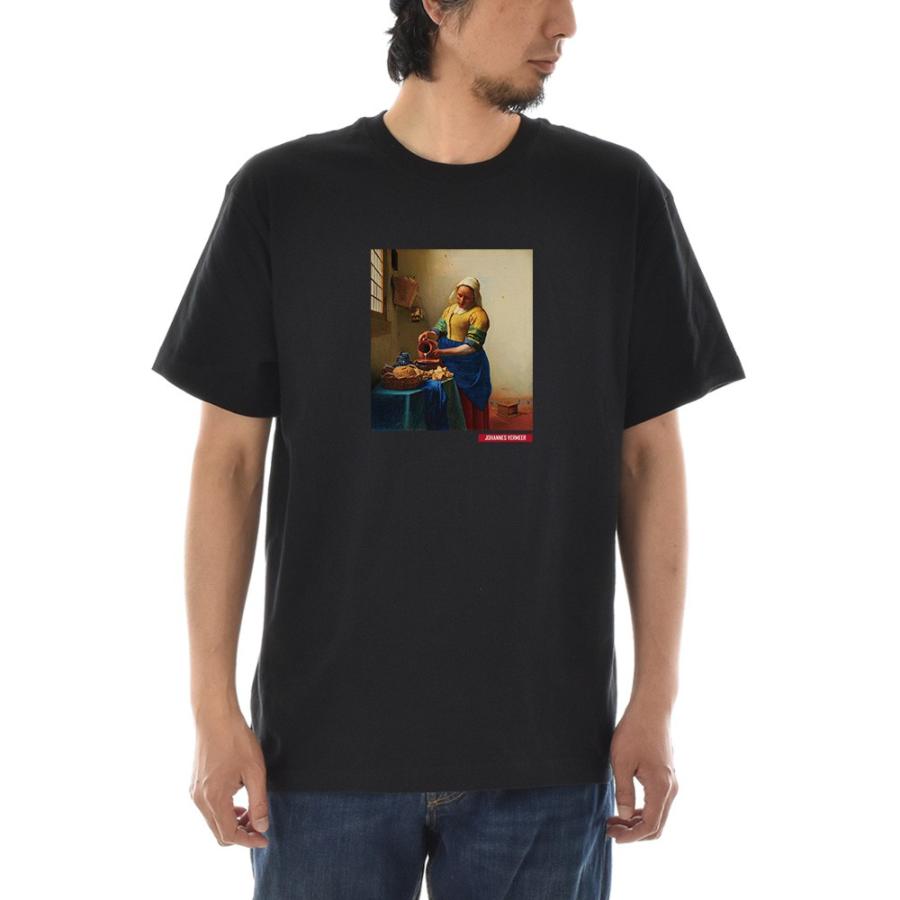半袖 アートTシャツ】ヨハネス・フェルメール Tシャツ 牛乳を注ぐ女