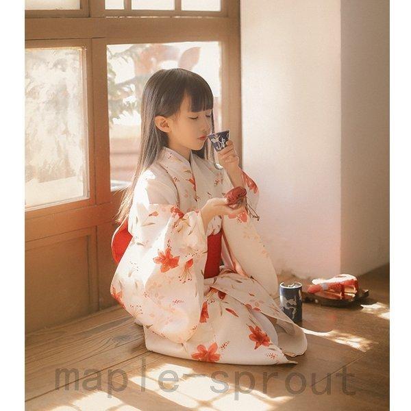 Sale 55 Off 浴衣 子供 キッズ セパレート 浴衣ドレス 女の子 90 140 Cm 兵児帯 セット レトロ 小学生 Www Ampselectric Com