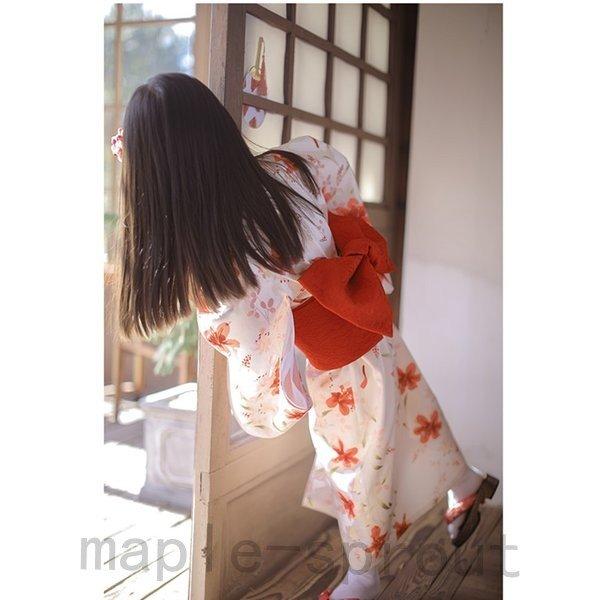 Sale 55 Off 浴衣 子供 キッズ セパレート 浴衣ドレス 女の子 90 140 Cm 兵児帯 セット レトロ 小学生 Www Ampselectric Com