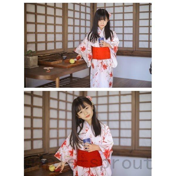 Sale 55 Off 浴衣 子供 キッズ セパレート 浴衣ドレス 女の子 90 140 Cm 兵児帯 セット レトロ 小学生 Www Ampselectric Com