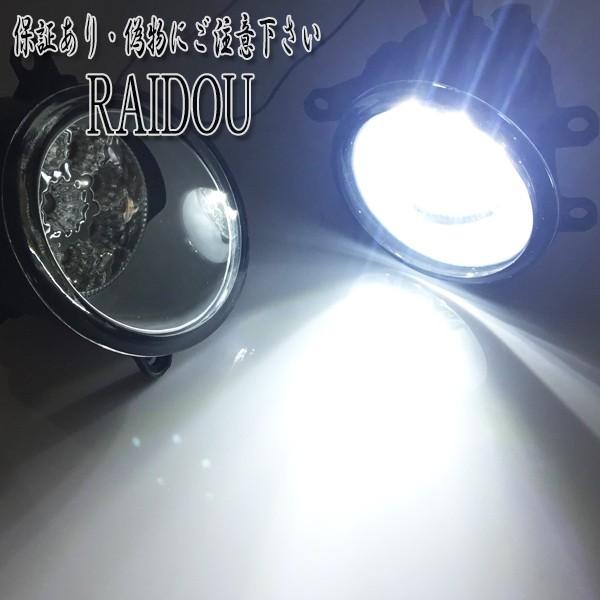 プリウスα40系 後期 ZVW40W/ZVW41W ガラスフォグランプ LED一体型 H8 H11 ホワイト｜raidou｜04