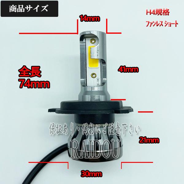 ホンダ（HONDA） フュージョンX バイク用 H4 Hi/Lo LED ヘッドライト
