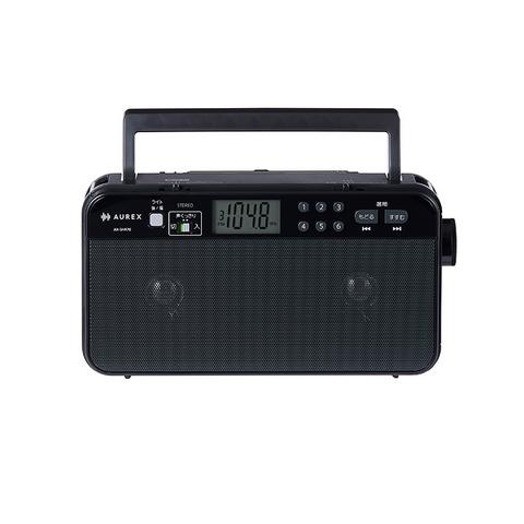 TOSHIBA（東芝） AUREX LEDライト付きホームラジオ AX-SHR70-K