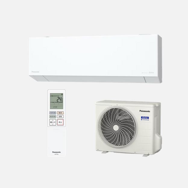 パナソニック エアコン 8畳 エオリア CS-EX255D-W クリスタルホワイト | Panasonic