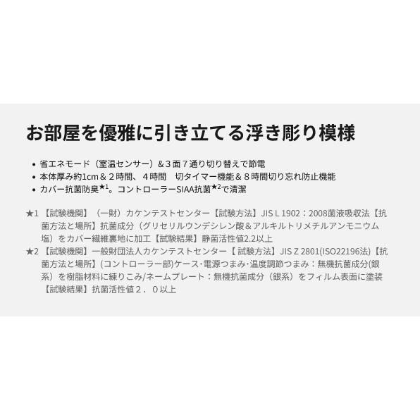 Panasonic（パナソニック） ホットカーペット 2畳相当 着せ替え