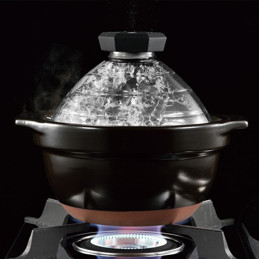 HARIO ハリオ GNR-200-B 2〜3合用 未使用 箱付き 日本製 HARIO（ハリオ） フタがガラスのご飯釜 2〜3合 GNR-200-B 土鍋 直火用