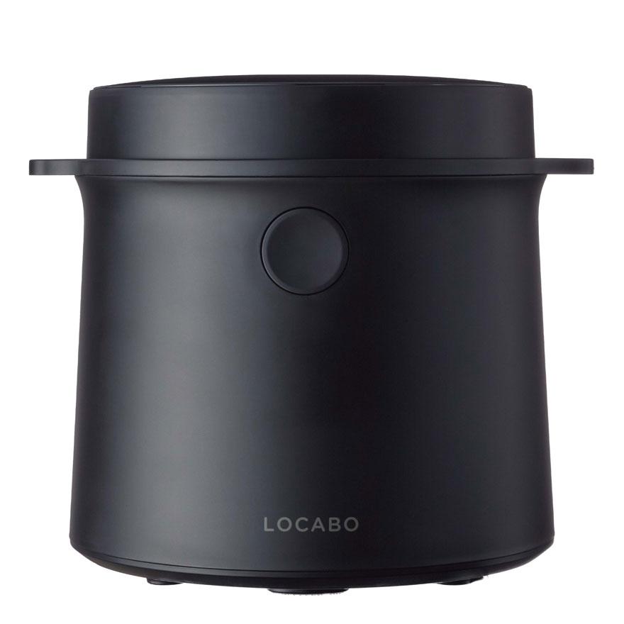 ロカボ LOCABO JM-C20E-B ブラック 楽天市場】【送料無料】炊飯器 2合 糖質カット炊飯器 LOCABO