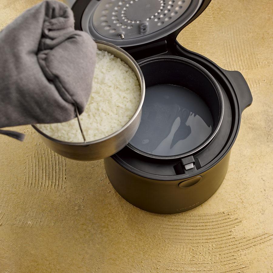 炊飯器・餅つき機 LOCABO JM-C20E-B BLACK Amazon | LOCABO ロカボ 糖質カット炊飯器 (2合まで糖質カット