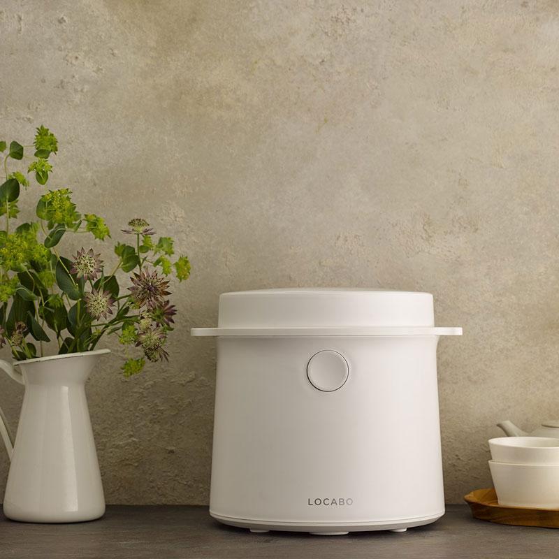 LOCABO ロカボ炊飯器　糖質カット炊飯器 ホワイト JM-C20E-W 糖質カット炊飯器 LOCABO ロカボ JM-C20E-W ホワイト 低糖質炊飯