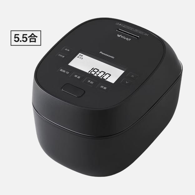 Wおどり炊き SR-N610E-K パナソニック 可変圧力IHジャー炊飯器 5.5合