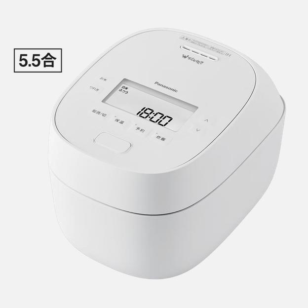 Wおどり炊き SR-N610E-W パナソニック 可変圧力IHジャー炊飯器 5.5合