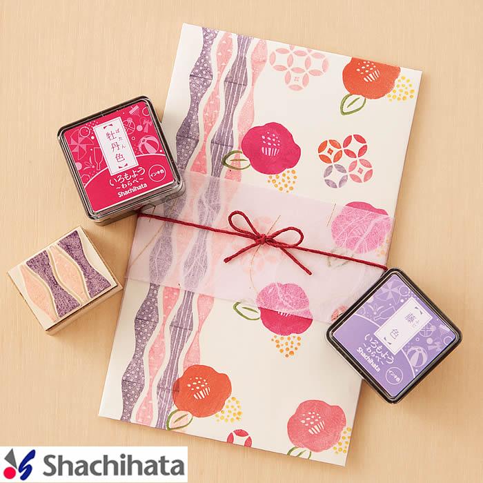 シャチハタ「いろもよう〜わらべ〜」【全２９〜３４色セット】スタンプアートにおすすめのパッド♪\u003cbr\u003e消しゴムハンコやゴム印を使用した作品に_13
