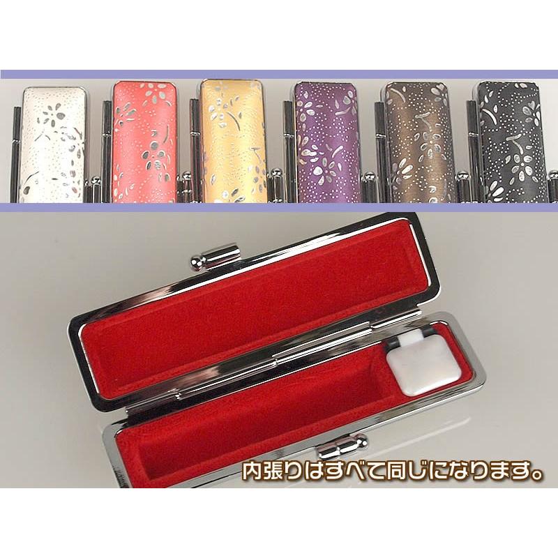 印鑑ケース 銀花 -GINKA-15×60mm S-19086 : 伊勢の来夢堂 - 通販